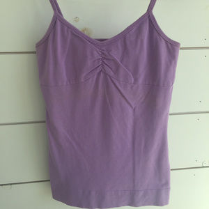 Hard Tail Tops - Hard Tail Gathered V Tank - purple Hard Tail Tops - Hard Tail Gathered V Tank - purple